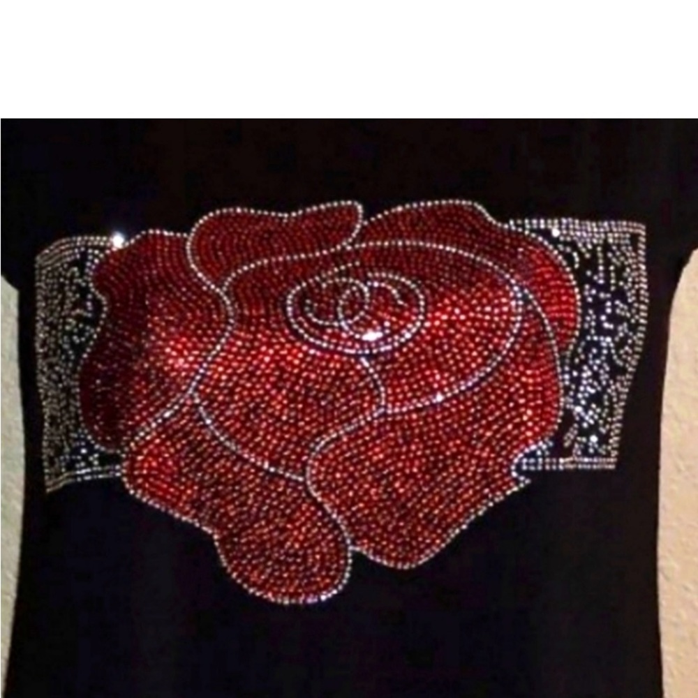 Tshirt Glitter ONE SIZE fits all stretch
